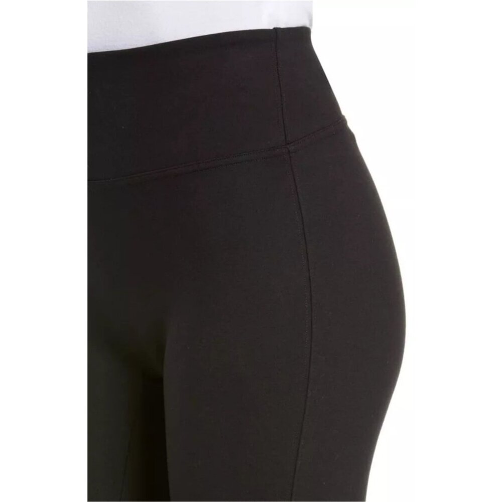 SPANX High Rise Ponte Knit Leggings Black Style 20264R - Picture 2 of 13